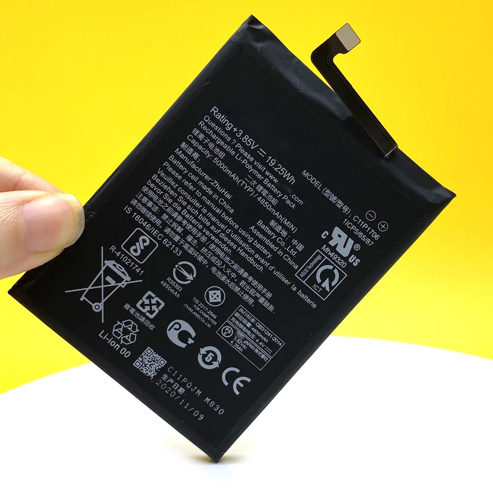 Новый 5000 мА/ч C11P1706 батарея для Asus Zenfone Max Pro M1 6 0 дюймов ZB601KL ZB602KL X00TDB X00TDE мобильный