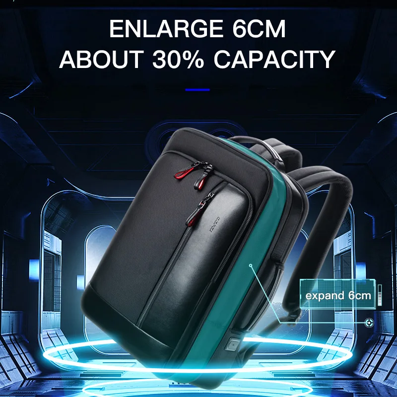 BOPAI Multifunction USB Charging Men 15.6 Inch Laptop Backpack Anti Theft Enlarge Men Travel Backpack For Teenager Drop Shipping