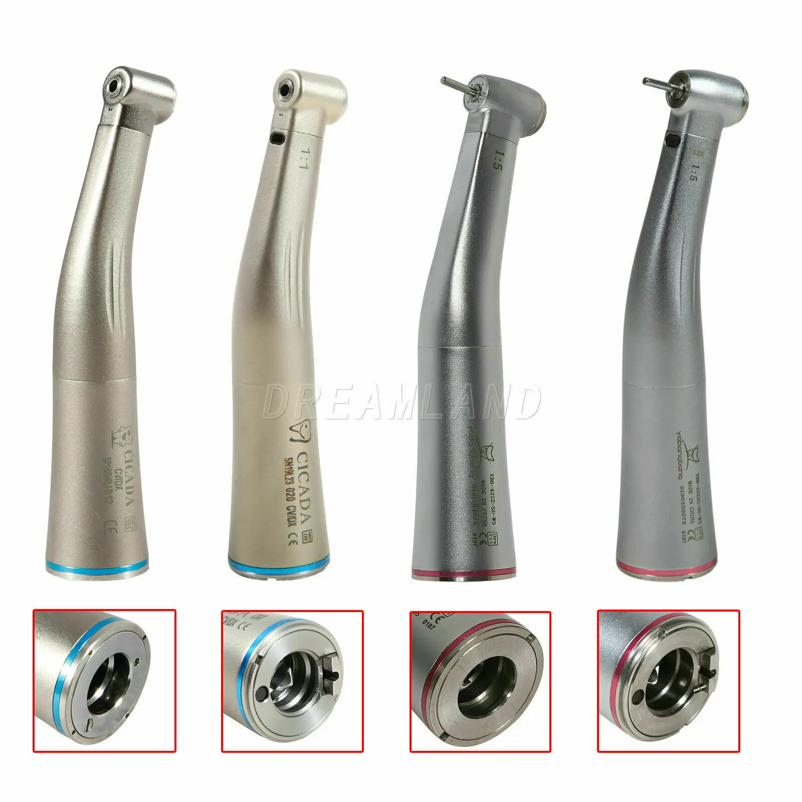 Стоматологический СВЕТОДИОДНЫЙ низкоскоростной наконечник с внутренним