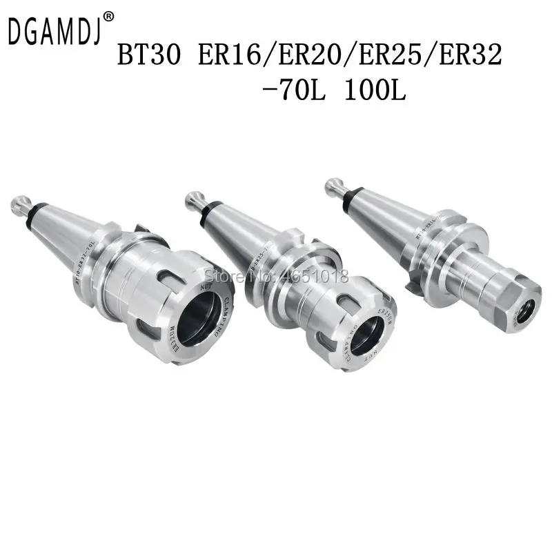 Новый BT30 ER16 ER20 ER25 ER32 70L 100L BT ER цанговый патрон для станка с ЧПУ держатель шпинделя