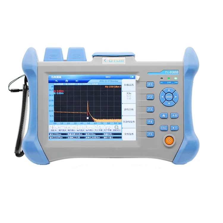 

DHL Free Ship Singlemode 1310/1550nm 32/30dB Built in VFL Touch Screen Optical Time Domain Reflectometer Fiber Optic OTDR