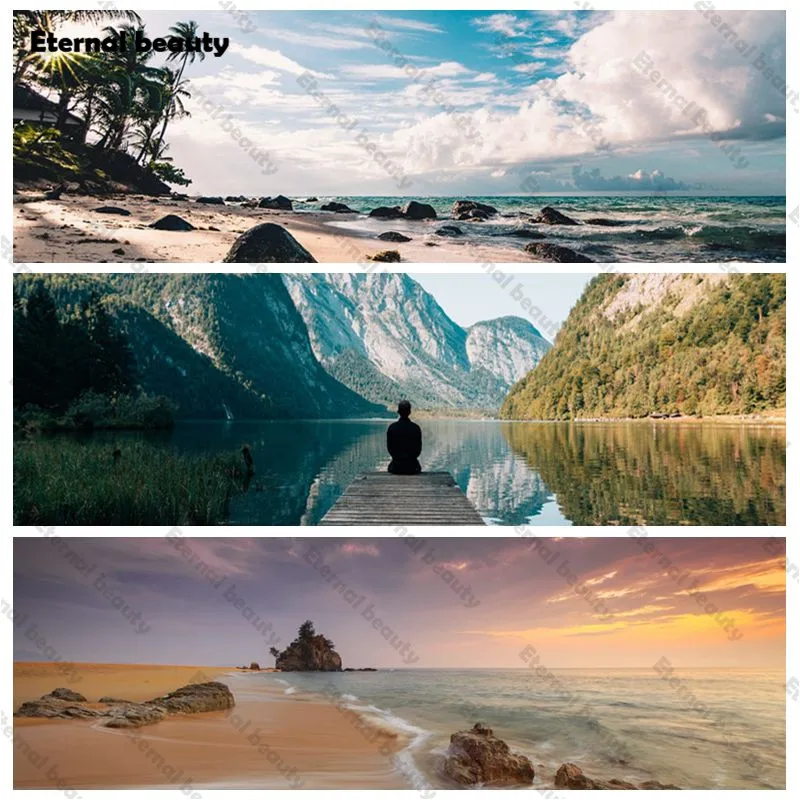 

5D DIY Diamond Painting natural Landscape Full DrillDiamond Embroidery wall art Pictures Rhinestone Home Decor Gift