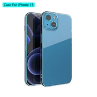 transparent slim soft case for iphone 13 12 mini 11 pro max case soft shockproof clear back cover for iphone 13 12 11 phone case