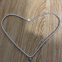 silver necklace exquisite fashion all match necklace