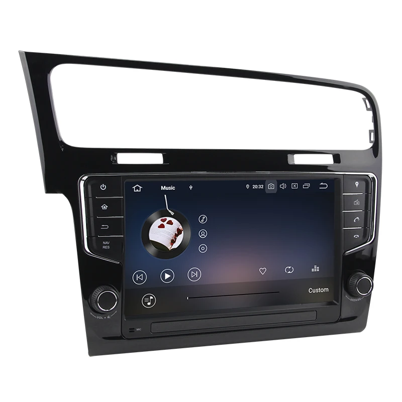 Автомобильный мультимедийный плеер 2 Din Android 9 1 0 радио DVD для Volkswagen Golf 7 GPS