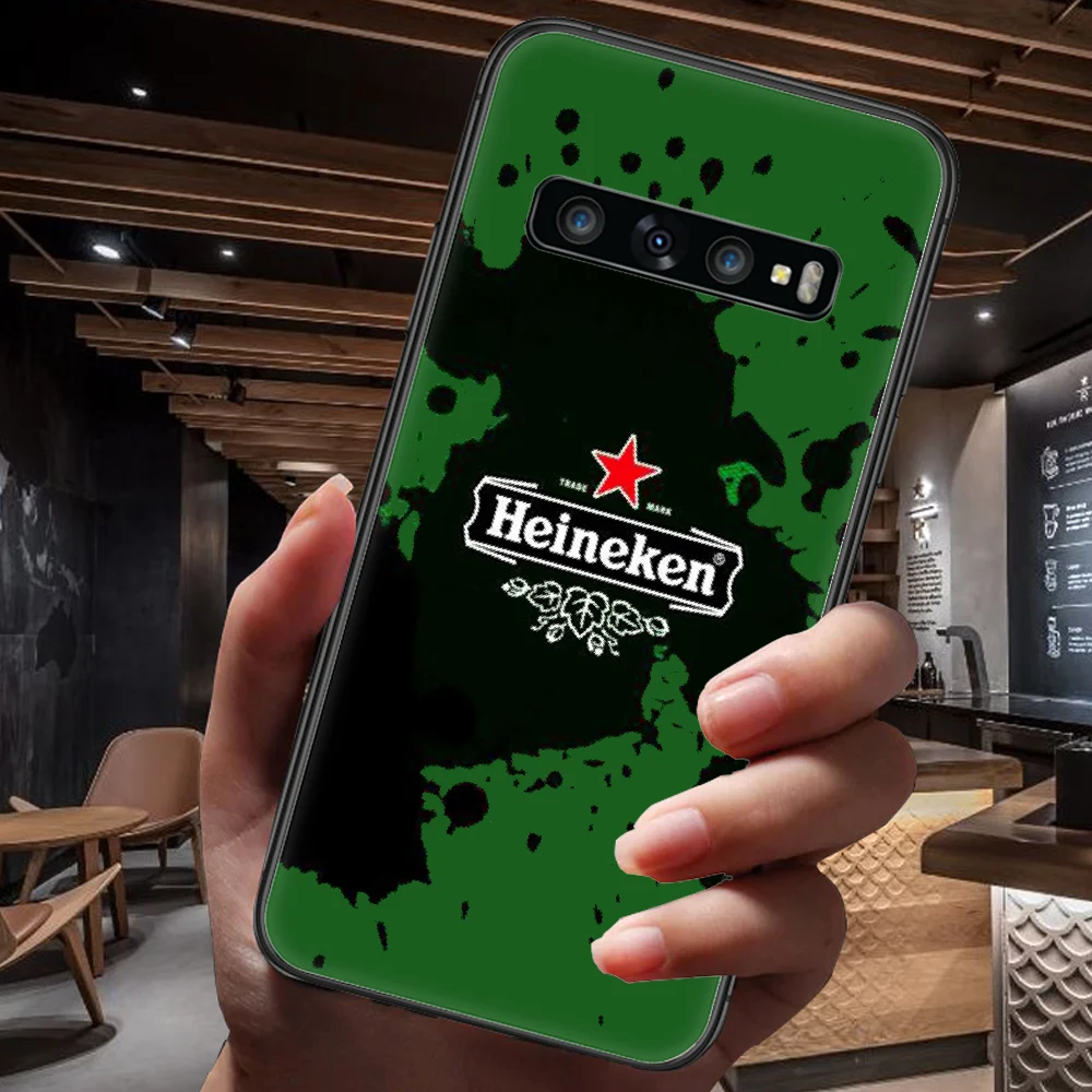 

Beer Fashion Brand Phone Case For Samsung Galaxy Note S 8 9 10 20 Plus E Lite Uitra black Hoesjes Painting Cell Tpu Back Luxury