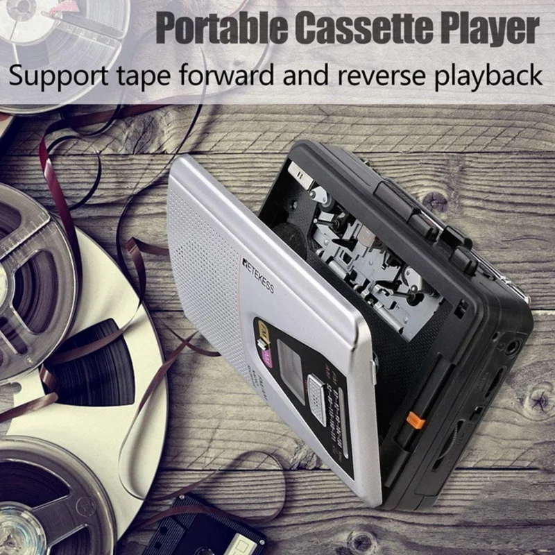 TR620 FM AM Portable Radio with Cassette Playback Voice Recorder and Tape Loop Mode Switch | Электроника