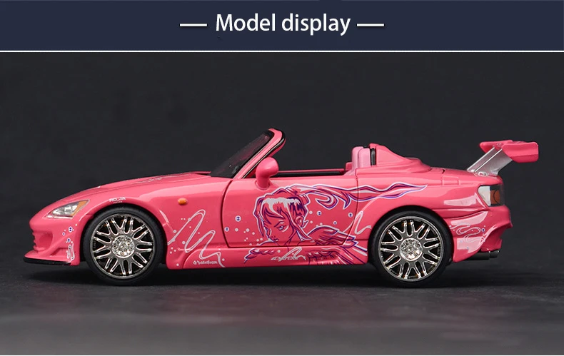 1:24 Масштаб Форсаж сплав 1995 Nissan Mitsubishi Eclipse игрушечный автомобиль литье под давлением модель детские игрушки подарки
