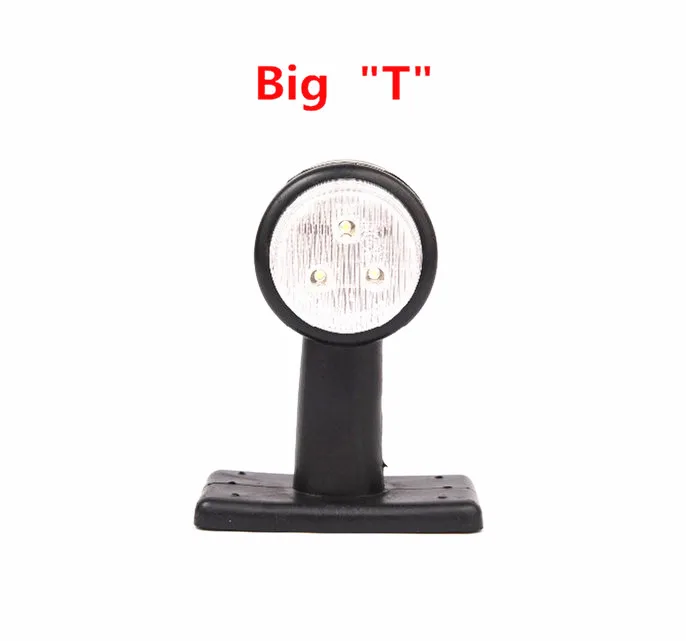1 пара 2 ''10-30 V светодиодный резиновый стебель световые маркеры Контурные лампы индикаторные огни внешние фонари заднего хода для прицепов грузовых автомобилей