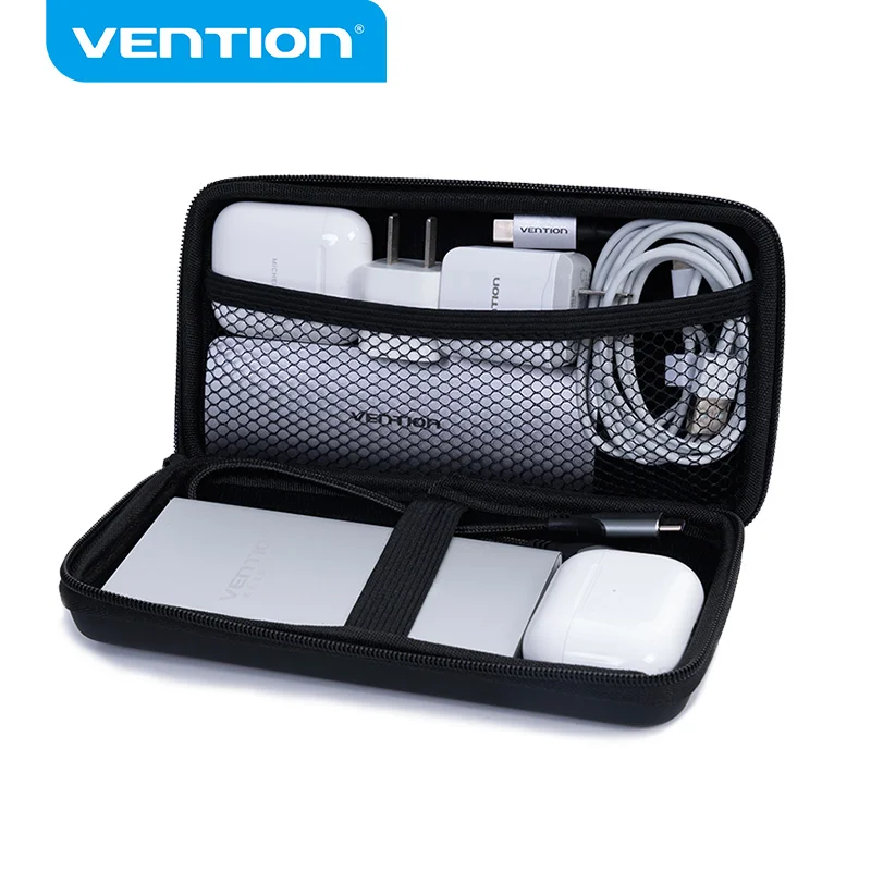 Чехол Vention Power Bank Жесткий защитный футляр для 2 5 жестких дисков usb кабель внешнего
