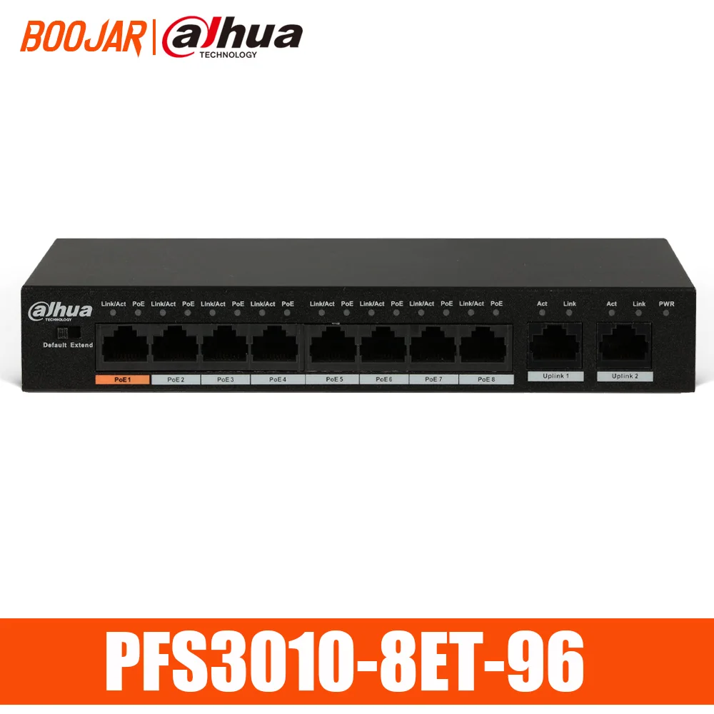 Dahua 8 портов PoE переключатели быстрое Ethernet переключатель для IP системы