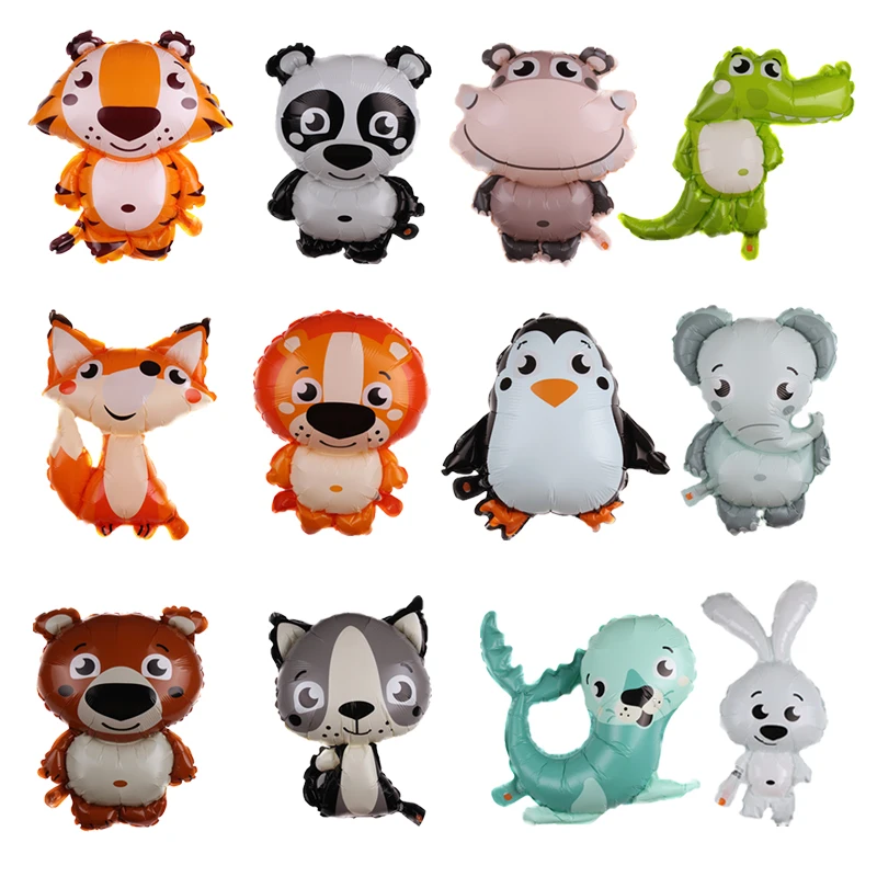 

Cartoon Animal Foil Balloons squirrel Ballon Fox Globos Air balloon Birthday party decorations Kids hedgehog Inflatable toys