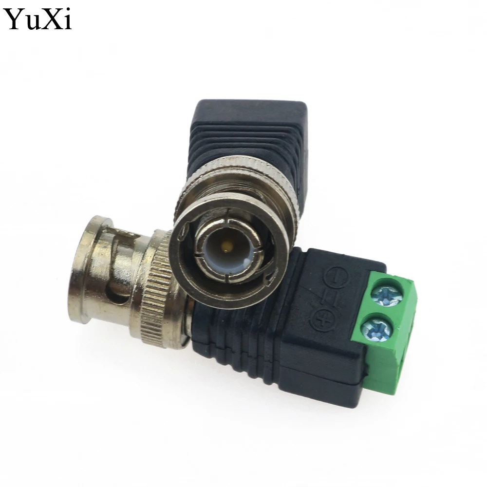 

YuXi 10PCS BNC Connectors for AHD Camera CVI Camera TVI Camera CCTV Camera Coaxial/Cat5/Cat6 Cables