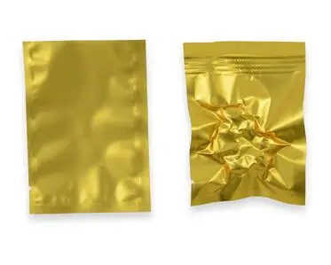 100 шт матовые цветные мешки из алюминиевой фольги жаростойкие герметизируемые