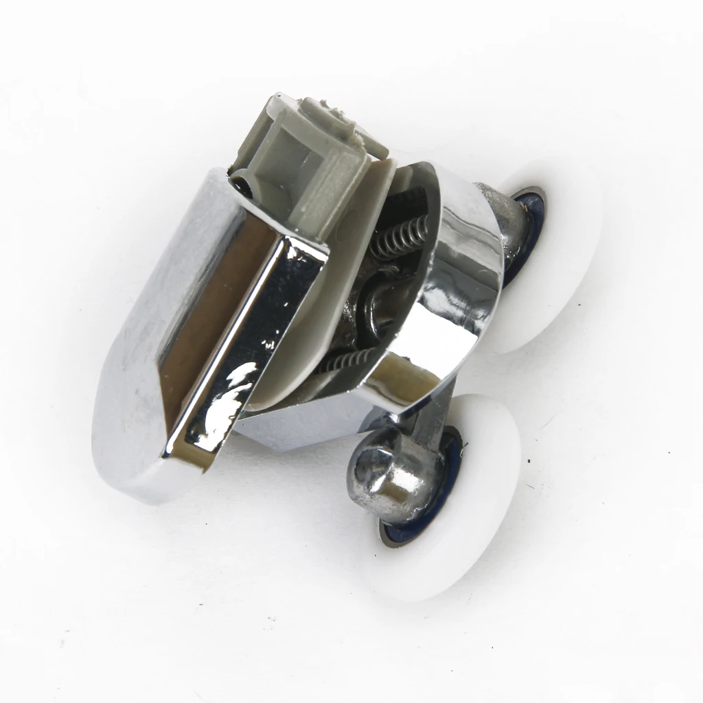 

1 Pair Of Bathroom Shower Door Top & Bottom Rollers Runner Wheel Dia. 25mm