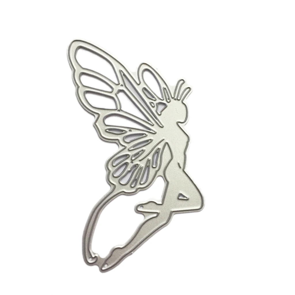 Прямая поставка Фея бабочек металлические Вырубные штампы искусственная