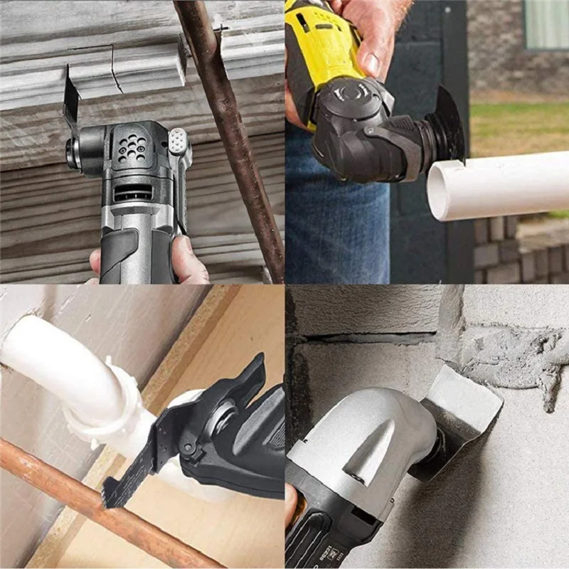 

24 Pcs Oscillating Multi-tool Saw Blades Quick Release Dewalt for Renovator Wood Cutting Universal Multi-tool Accessories