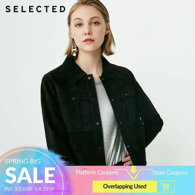 Новинка короткая повседневная женская кожаная куртка из мягкой кожи S | 418310503