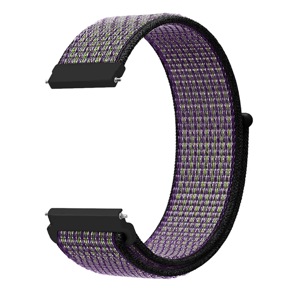Dessert Sand Нейлоновый спортивный ремешок для часов Huami Amazfit Bip на липучке для Amazfit GTR 47 мм 42 мм Amazfit GTS Ремешки для наручных часов 20 22 мм - Цвет ремешка: Dessert Sand