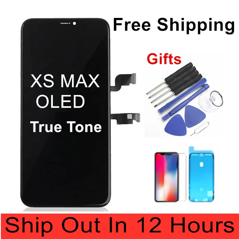 OLED Pantalla для iPhone XS MAX экран дигитайзер в сборе замена GX Ture tone LCD | Мобильные телефоны
