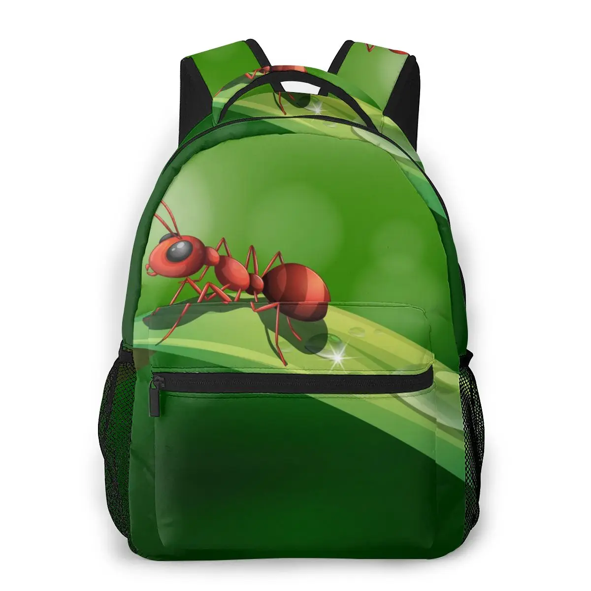 

Backpack Women Shoulder Bag For Teenage Girls Ant On Leaf Bagpack Female Ladies School Backpack