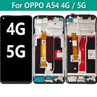 origianl lcd display touch screen digiziter assembly for oppo a54 4g 5g cph2239 cph2195 display repair parts