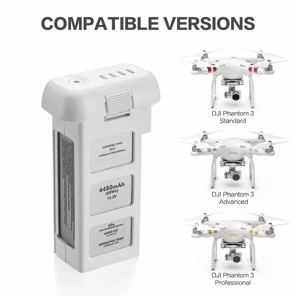 

Аккумулятор для дрона DJI Phantom 3 SE, 15,2 в, 4480 мАч