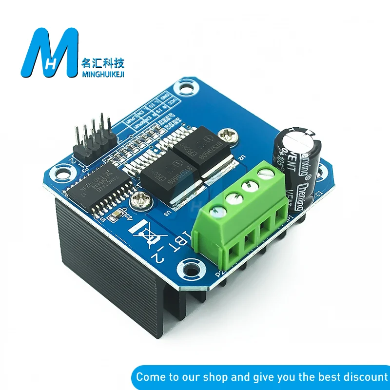 Новый двойной H-мост BTS7960 43A модуль драйвера двигателя высокой мощности/умный
