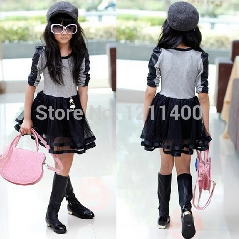 От 3 до 6 лет Детское платье в клетку Модное для девочки Отделка: пэтчворк вышивка