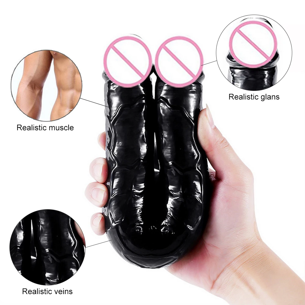 Секс игрушки для лесбиянок двойной головной фаллоимитатор длинный желеобразный