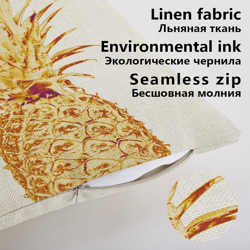 Декоративная наволочка с принтом Ловца снов льняная хлопковая рисунком перьев