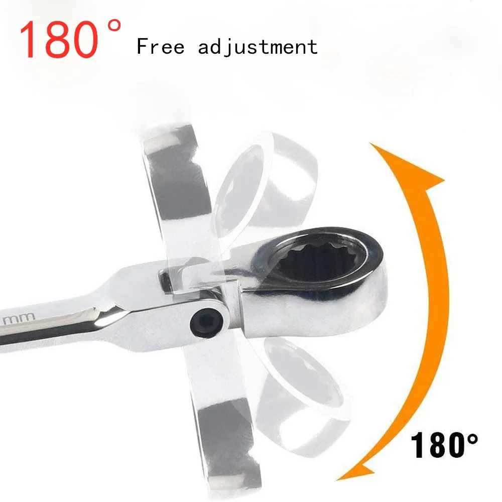 Набор гаечных ключей с храповым механизмом универсальные гаечные ключи