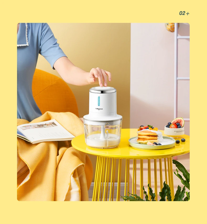 

Wireless meat grinder household electric small automatic multi-functional shredding and mincing meat mixing