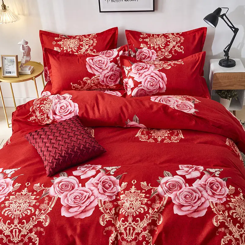 Традиционное китайское освещение набор постельных принадлежностей романтичное