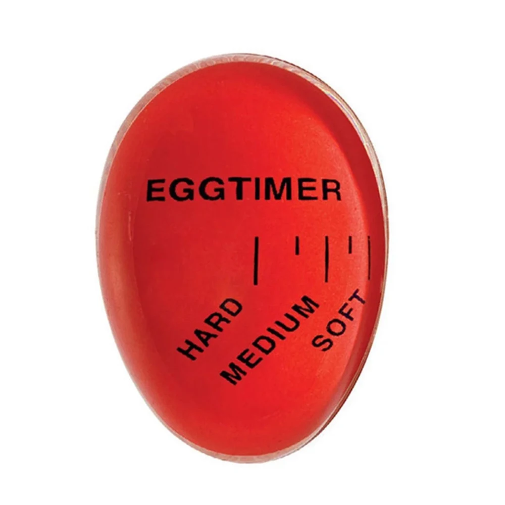 

1PC Kitchen Timer Egg Timer Color Changing Soft Hard Boiled Egg Boiling Cooking Timer Resin Thermometer Home Kitchen Accessories