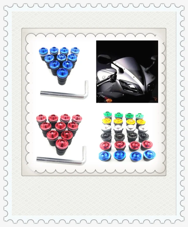 Комплект болтов для крепления ветрового стекла мотоцикла 5 мм винтовые гайки BMW