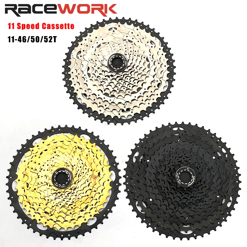 Кассета для велосипеда RACEWORK 11 скоростей 46T 50T 52T с широким передаточным числом