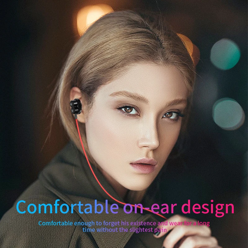 Новые наушники бас стерео HIFI музыкальные с микрофоном в уши Проводная гарнитура