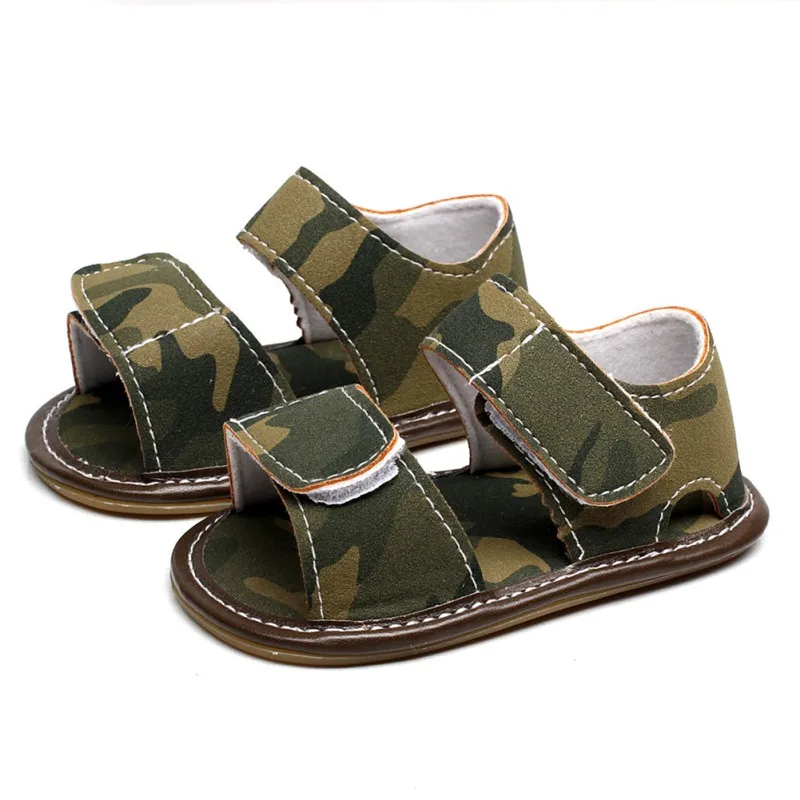 

2021 Summer New Baby Boys Sandals Pu Leather Infant Kids Sandals Casual Toddler Breathable Non-Slip First Walkers 0-24M