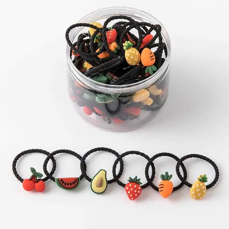 

Children's headband tied hair rubber band does not hurt hair