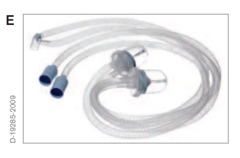 Дыхательный контур Drager одноразовый 1 8 м Комплект Одноразовых дыхательных