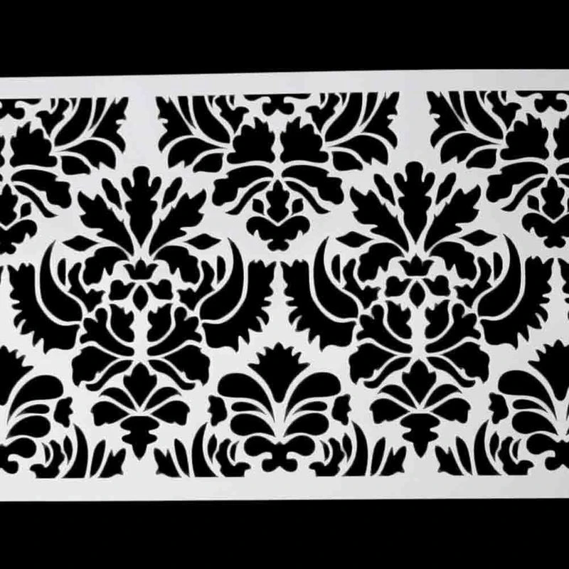 Инструмент для выпечки боковой цвет Дамаск кружево цветок фотопомадка трафарет