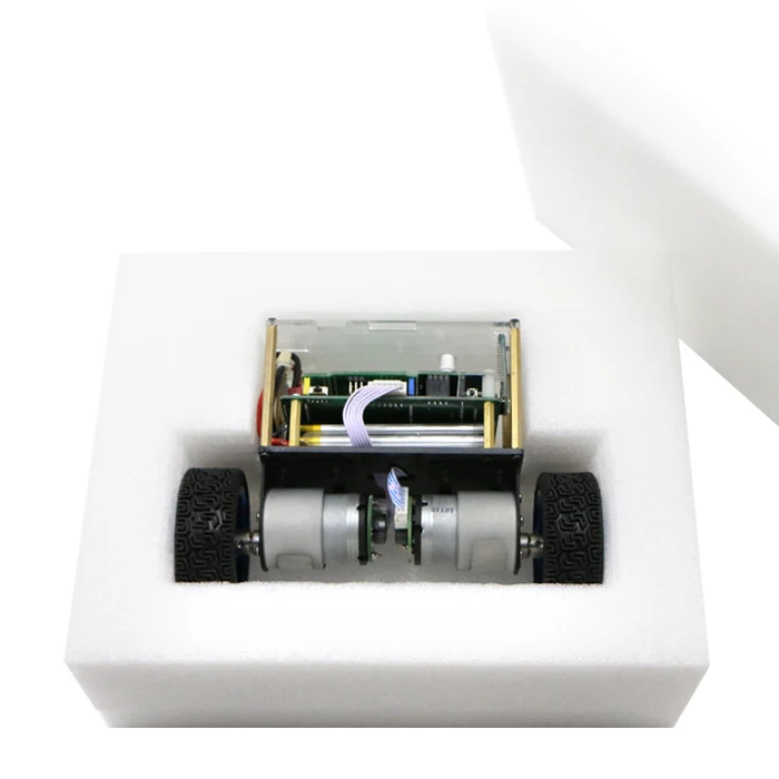 

Two-wheeled Balancing Trolley Compatible with UNO R3 Two-wheeled Self-balancing Trolley Kit with Bluetooth