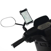 universal navigation stand rotation phone holder cradle base for niu electric scooter accessories for 3 5 5 5 inches smartphone