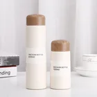 Мини милые кофейные вакуумные фляжки, термос 150 мл 250 мл, портативная дорожная бутылка для воды маленькой емкости из нержавеющей стали, термосы