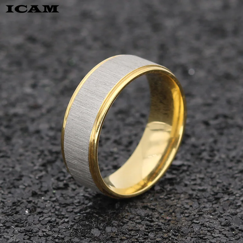 ICAM Горячая продажа серебряные золотые кольца для женщин Европейский