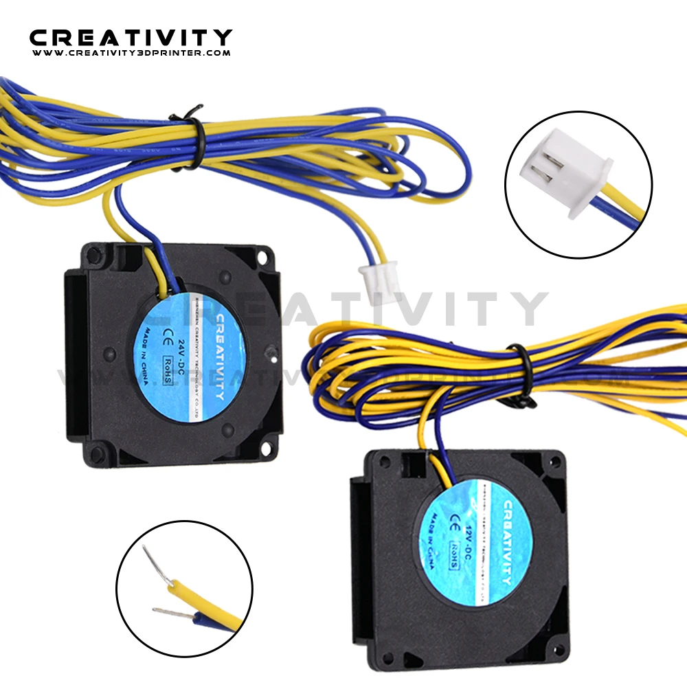 Бесщеточный экструдер с охлаждающим турбовентилятором 12/24 В вентилятор