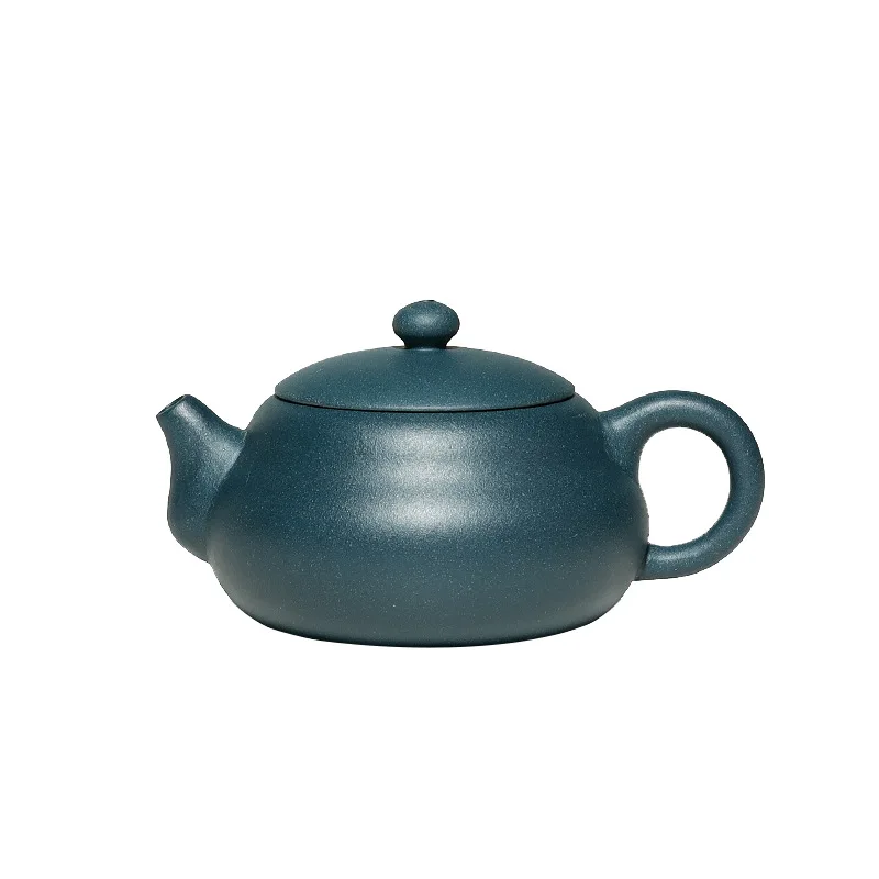 

Yixing Zisha teapot Tianqing clay pure handmade short pan teapot Kung Fu teapot special price