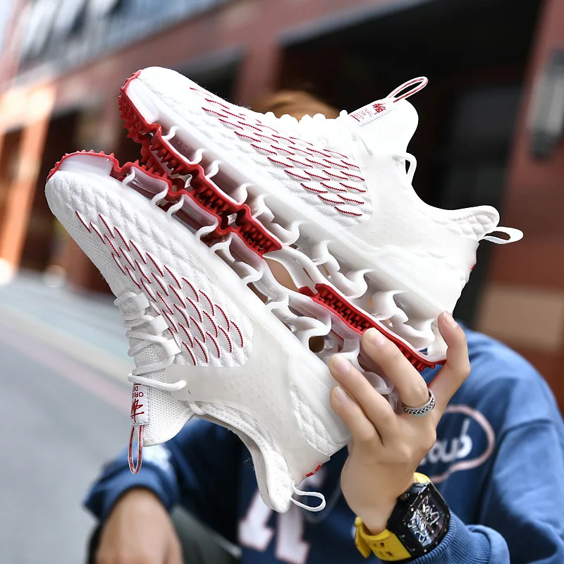 

2021 summer new men's shoes camouflage fish scale mesh shoes sports running shoes fashion trend casual shoes trendy shoes men