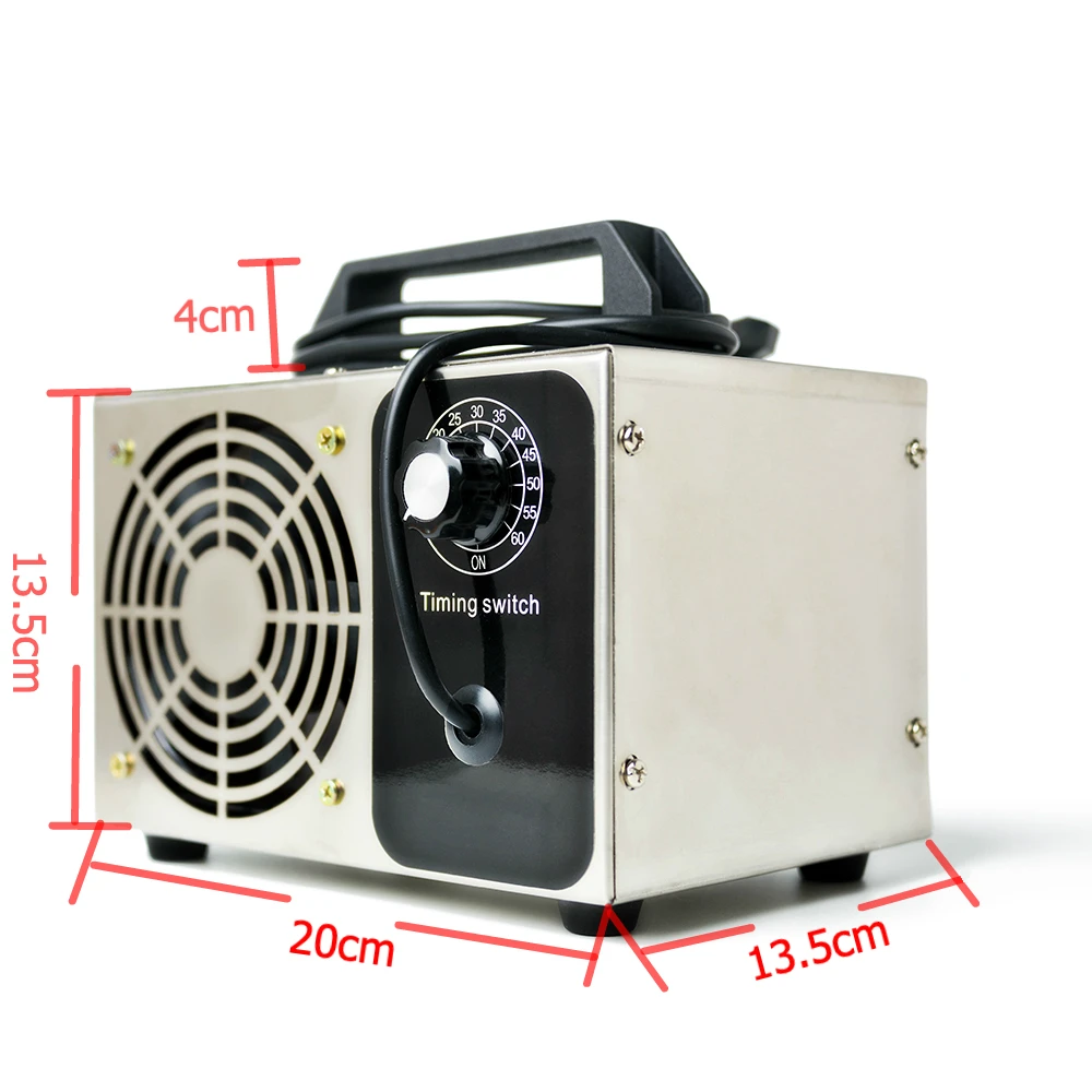 220V 110V 10g/h 24g/h O3 Ozone Generator Ozonator machine air purifier deodorizer sanitizer 100W